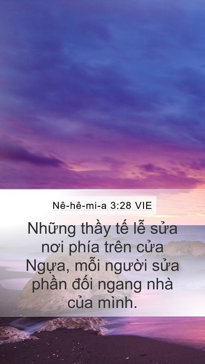 Nê-hê-mi-a 3:28 VIE Bible Verse Image