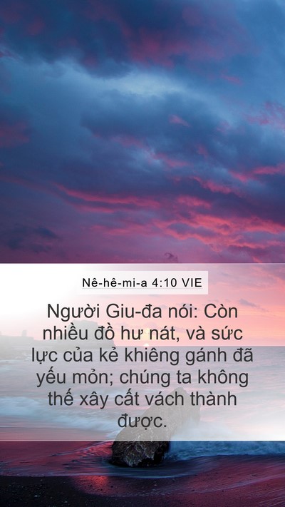 Nê-hê-mi-a 4:10 VIE Bible Verse Image