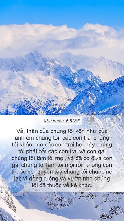 Nê-hê-mi-a 5:5 VIE Bible Verse Image
