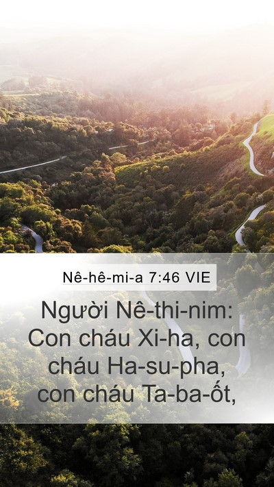 Nê-hê-mi-a 7:46 VIE Bible Verse Image