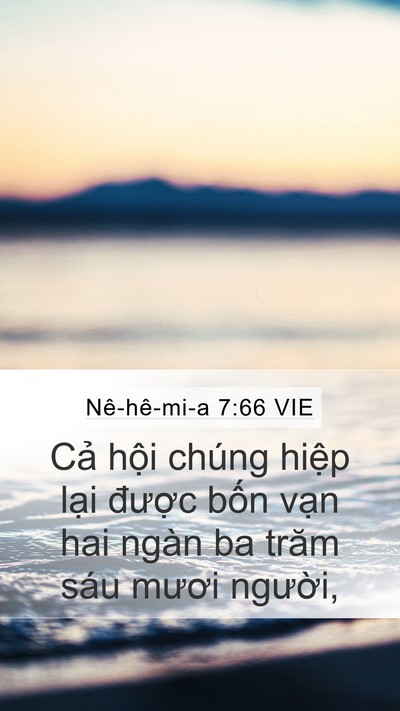 Nê-hê-mi-a 7:66 VIE Bible Verse Image