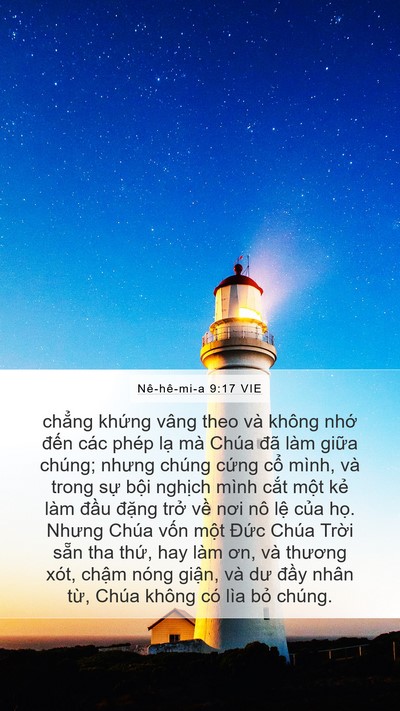 Nê-hê-mi-a 9:17 VIE Bible Verse Image