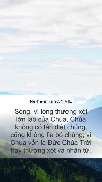 Nê-hê-mi-a 9:31 VIE Bible Verse Image