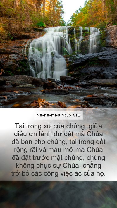 Nê-hê-mi-a 9:35 VIE Bible Verse Image