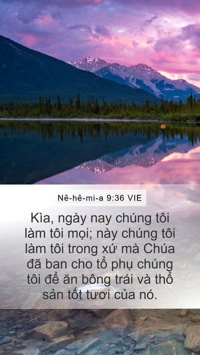 Nê-hê-mi-a 9:36 VIE Bible Verse Image