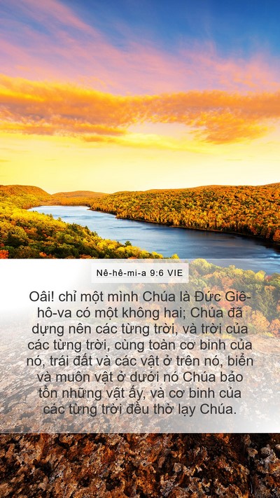 Nê-hê-mi-a 9:6 VIE Bible Verse Image