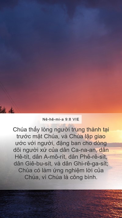 Nê-hê-mi-a 9:8 VIE Bible Verse Image