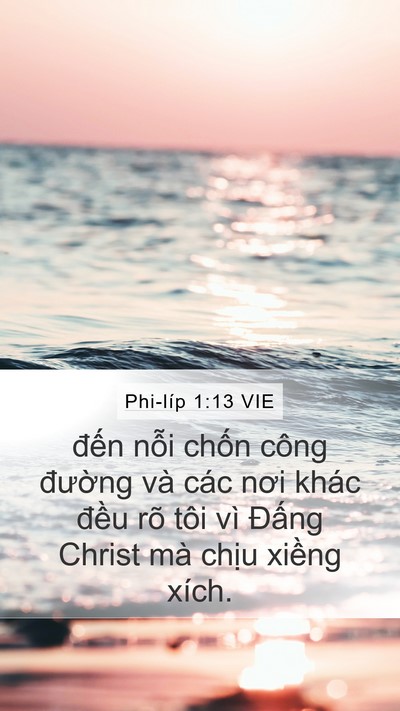 Phi-líp 1:13 VIE Bible Verse Image