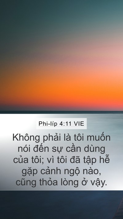 Phi-líp 4:11 VIE Bible Verse Image