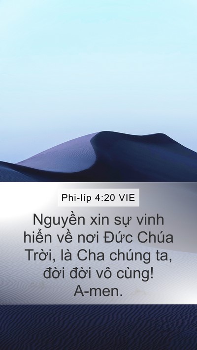 Phi-líp 4:20 VIE Bible Verse Image
