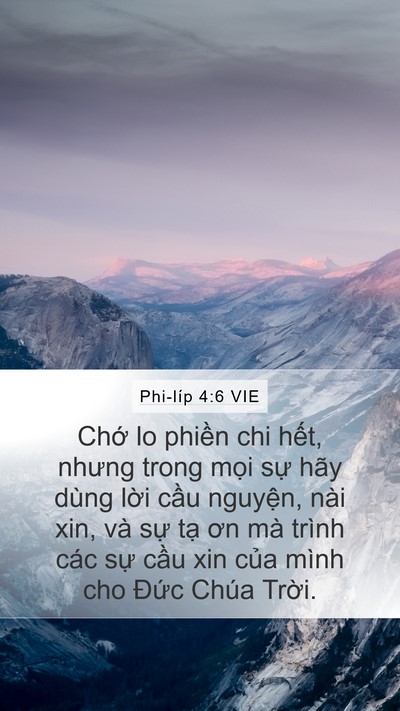 Phi-líp 4:6 VIE Bible Verse Image