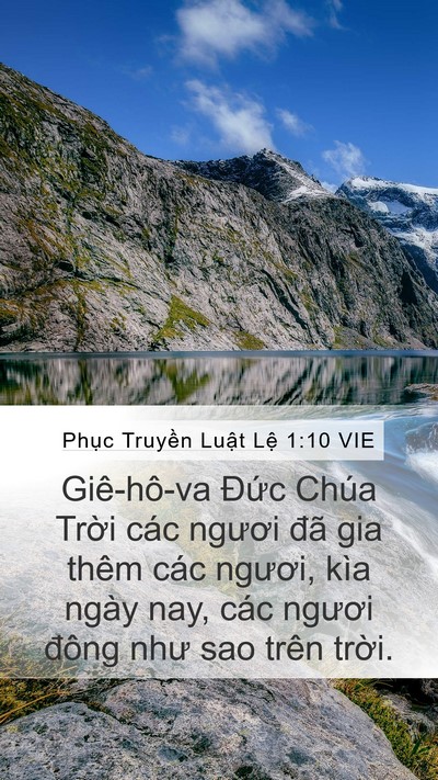Phục Truyền Luật Lệ 1:10 VIE Bible Verse Image