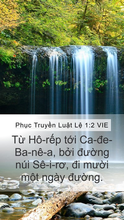 Phục Truyền Luật Lệ 1:2 VIE Bible Verse Image