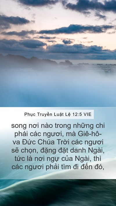 Phục Truyền Luật Lệ 12:5 VIE Bible Verse Image