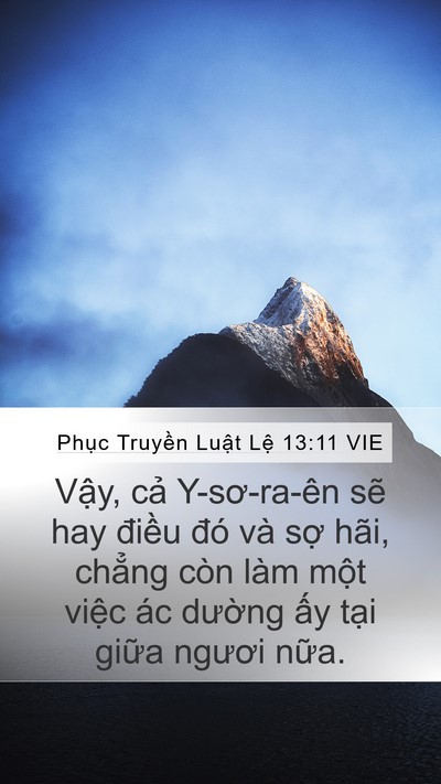 Phục Truyền Luật Lệ 13:11 VIE Bible Verse Image