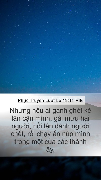 Phục Truyền Luật Lệ 19:11 VIE Bible Verse Image