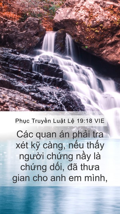 Phục Truyền Luật Lệ 19:18 VIE Bible Verse Image