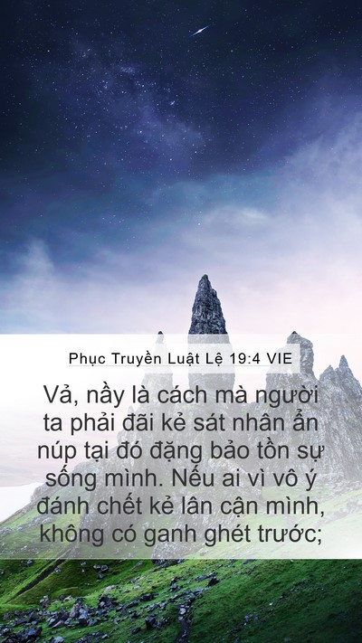 Phục Truyền Luật Lệ 19:4 VIE Bible Verse Image