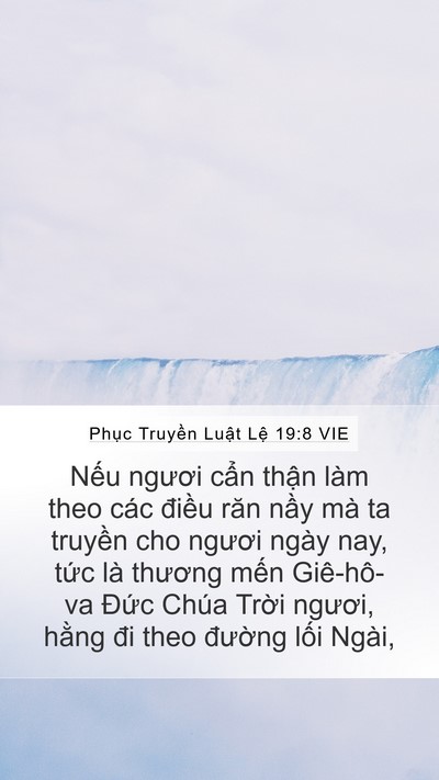 Phục Truyền Luật Lệ 19:8 VIE Bible Verse Image