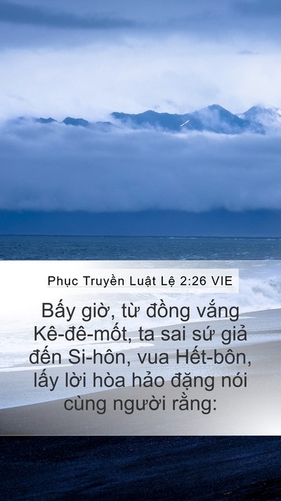 Phục Truyền Luật Lệ 2:26 VIE Bible Verse Image
