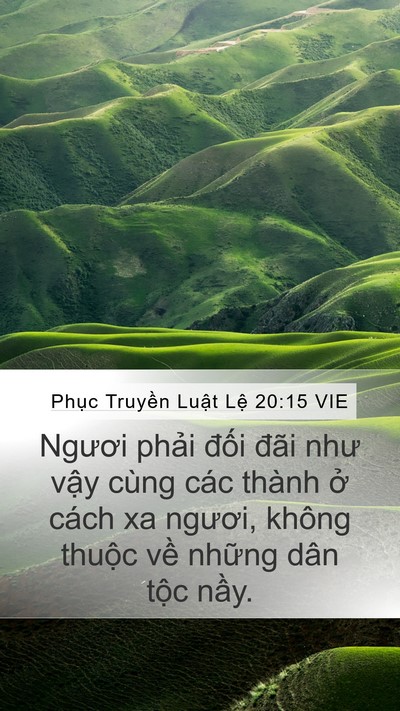 Phục Truyền Luật Lệ 20:15 VIE Bible Verse Image