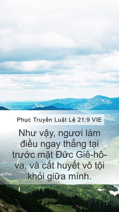 Phục Truyền Luật Lệ 21:9 VIE Bible Verse Image