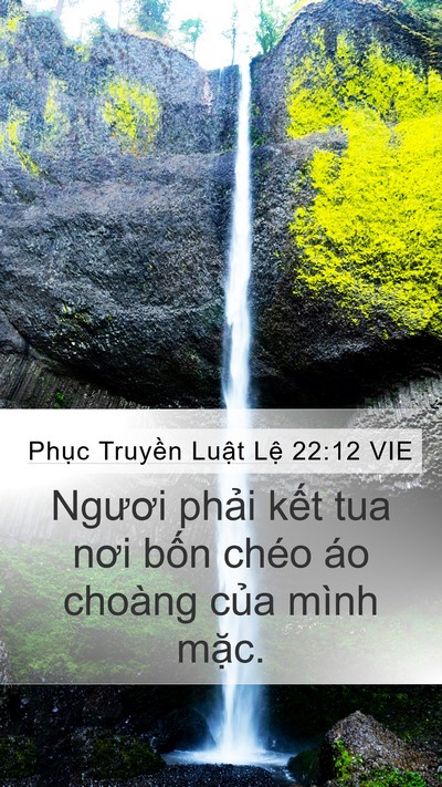 Phục Truyền Luật Lệ 22:12 VIE Bible Verse Image