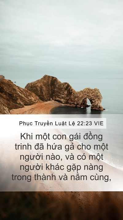 Phục Truyền Luật Lệ 22:23 VIE Bible Verse Image
