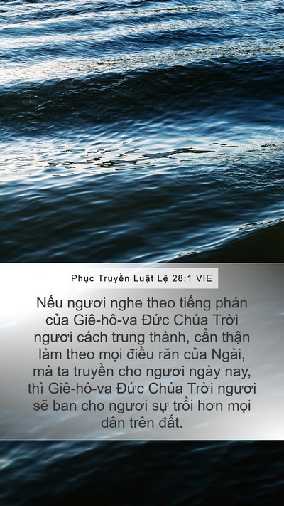 Phục Truyền Luật Lệ 28:1 VIE Bible Verse Image