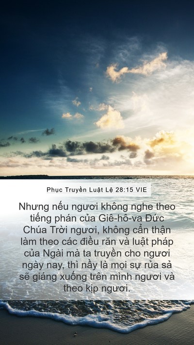 Phục Truyền Luật Lệ 28:15 VIE Bible Verse Image