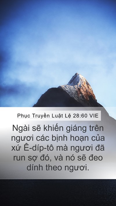 Phục Truyền Luật Lệ 28:60 VIE Bible Verse Image