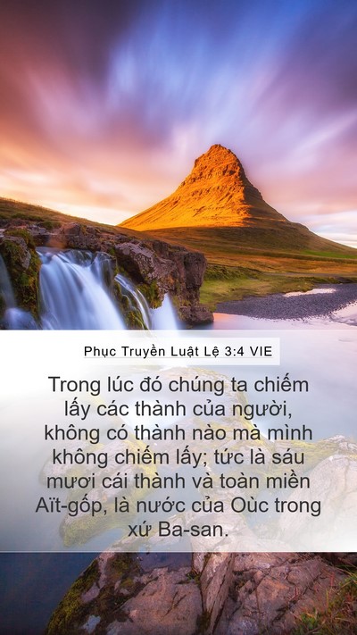 Phục Truyền Luật Lệ 3:4 VIE Bible Verse Image