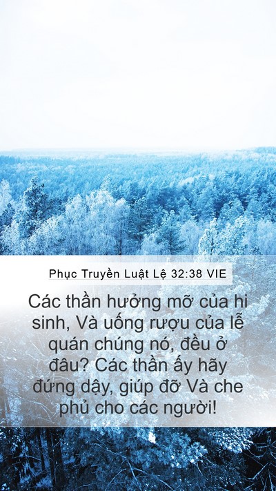 Phục Truyền Luật Lệ 32:38 VIE Bible Verse Image