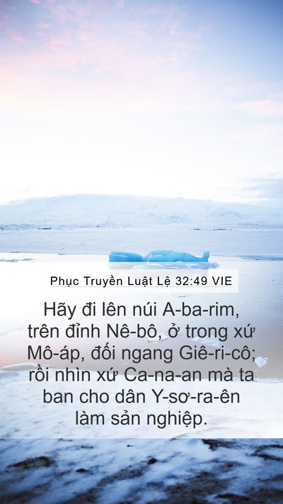 Phục Truyền Luật Lệ 32:49 VIE Bible Verse Image