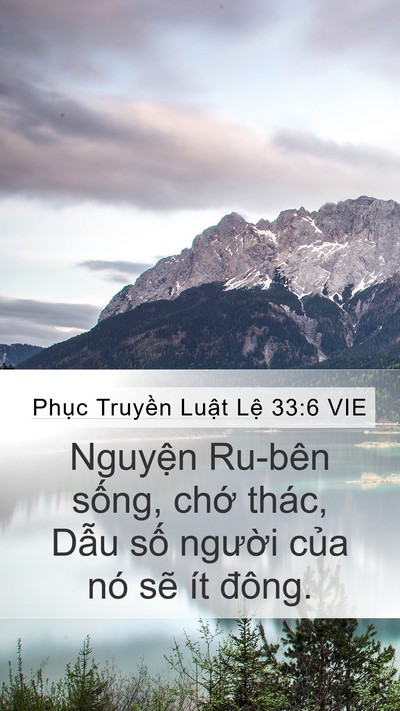 Phục Truyền Luật Lệ 33:6 VIE Bible Verse Image