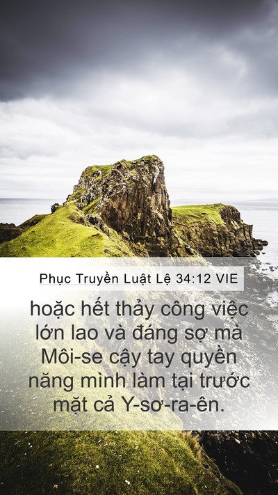 Phục Truyền Luật Lệ 34:12 VIE Bible Verse Image