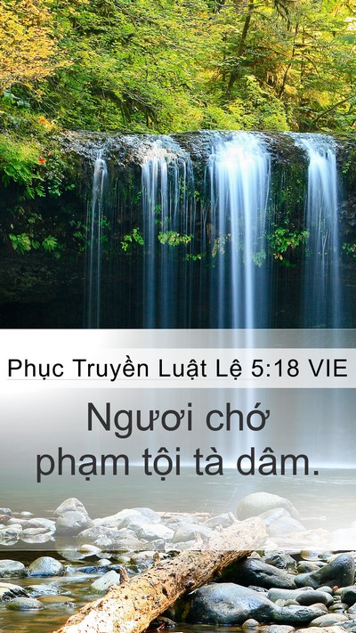 Phục Truyền Luật Lệ 5:18 VIE Bible Verse Image