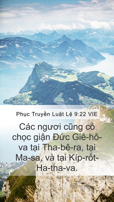 Phục Truyền Luật Lệ 9:22 VIE Bible Verse Image