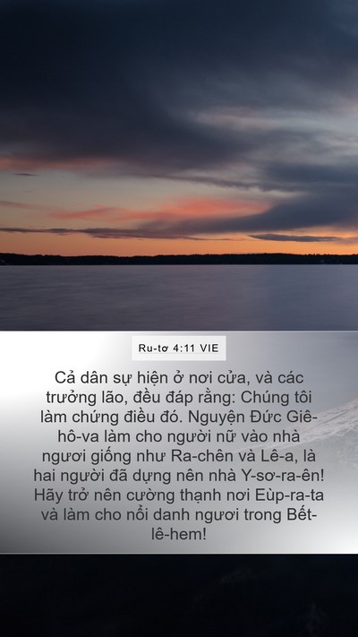 Ru-tơ 4:11 VIE Bible Verse Image