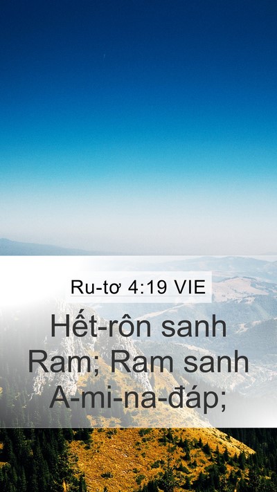 Ru-tơ 4:19 VIE Bible Verse Image