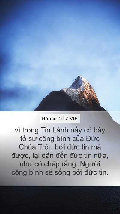 Rô-ma 1:17 VIE Bible Verse Image