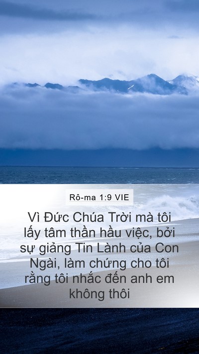 Rô-ma 1:9 VIE Bible Verse Image