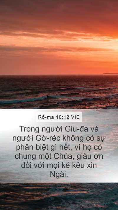 Rô-ma 10:12 VIE Bible Verse Image