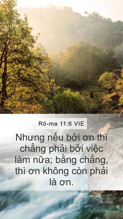 Rô-ma 11:6 VIE Bible Verse Image