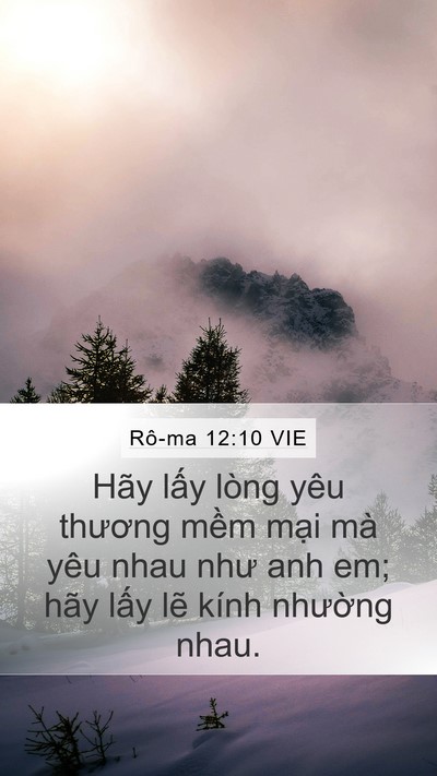 Rô-ma 12:10 VIE Bible Verse Image