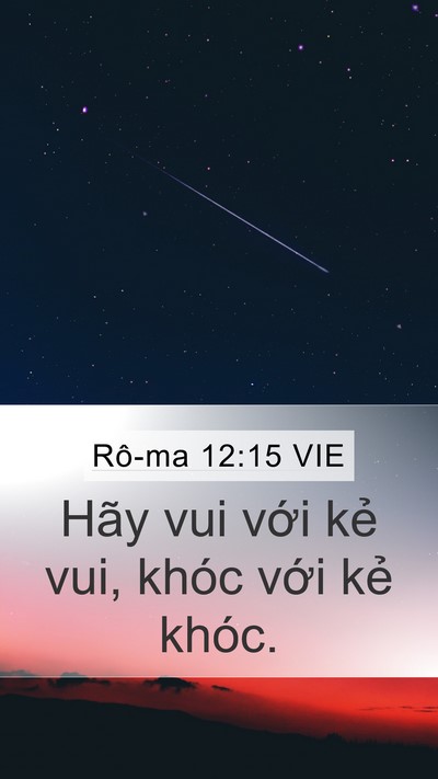 Rô-ma 12:15 VIE Bible Verse Image