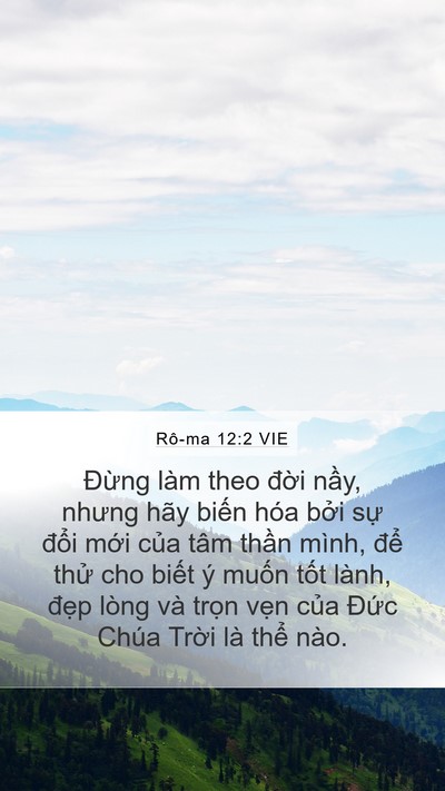 Rô-ma 12:2 VIE Bible Verse Image