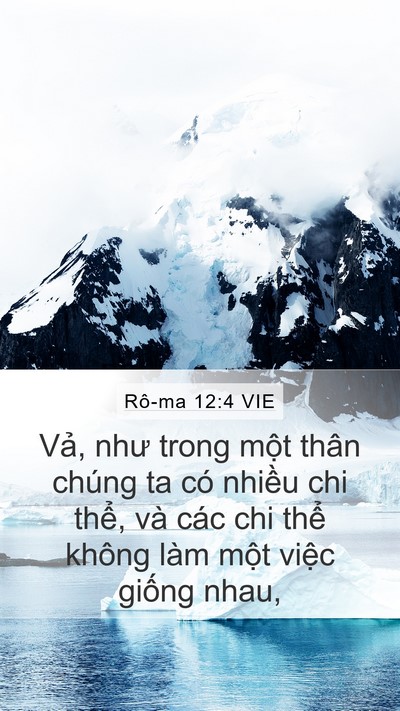 Rô-ma 12:4 VIE Bible Verse Image
