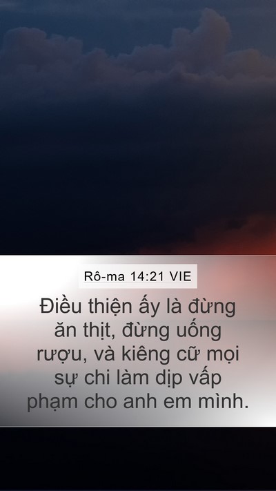 Rô-ma 14:21 VIE Bible Verse Image