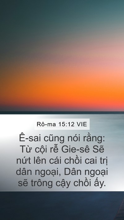 Rô-ma 15:12 VIE Bible Verse Image